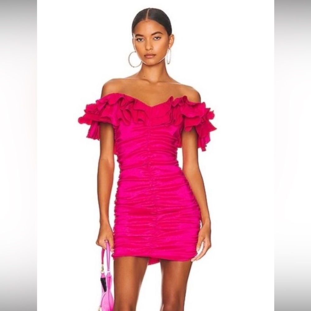 Lovers + Friends Fuchsia Nikolina Mini Dress